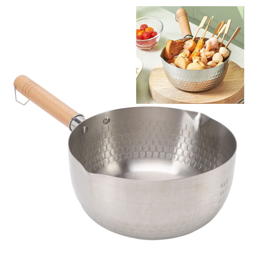 Home Cooking Japanese Food - หม้อสโนว์แพน 304 สแตนเลสยูกิฮิระ ขนาด 20 ซม./7.9