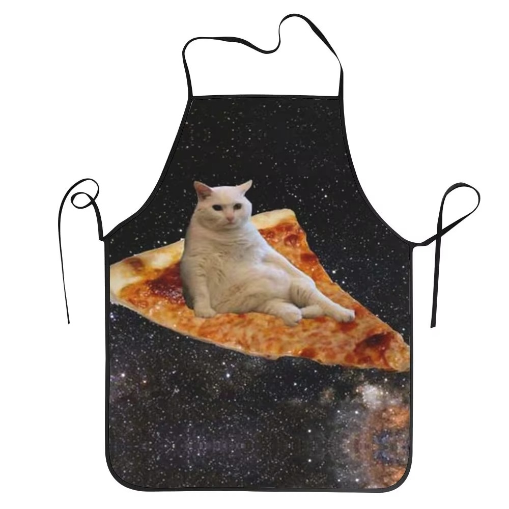 1PC Unisex Space Pizza Cat ผ้า - Home Cooking For Cats บทวิจารณ์และราคา
