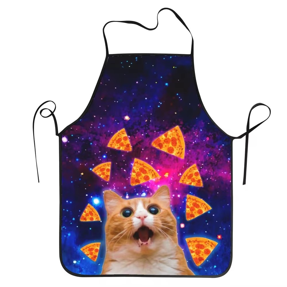1PC Unisex Space Pizza Cat ผ้า - Home Cooking For Cats บทวิจารณ์และราคา