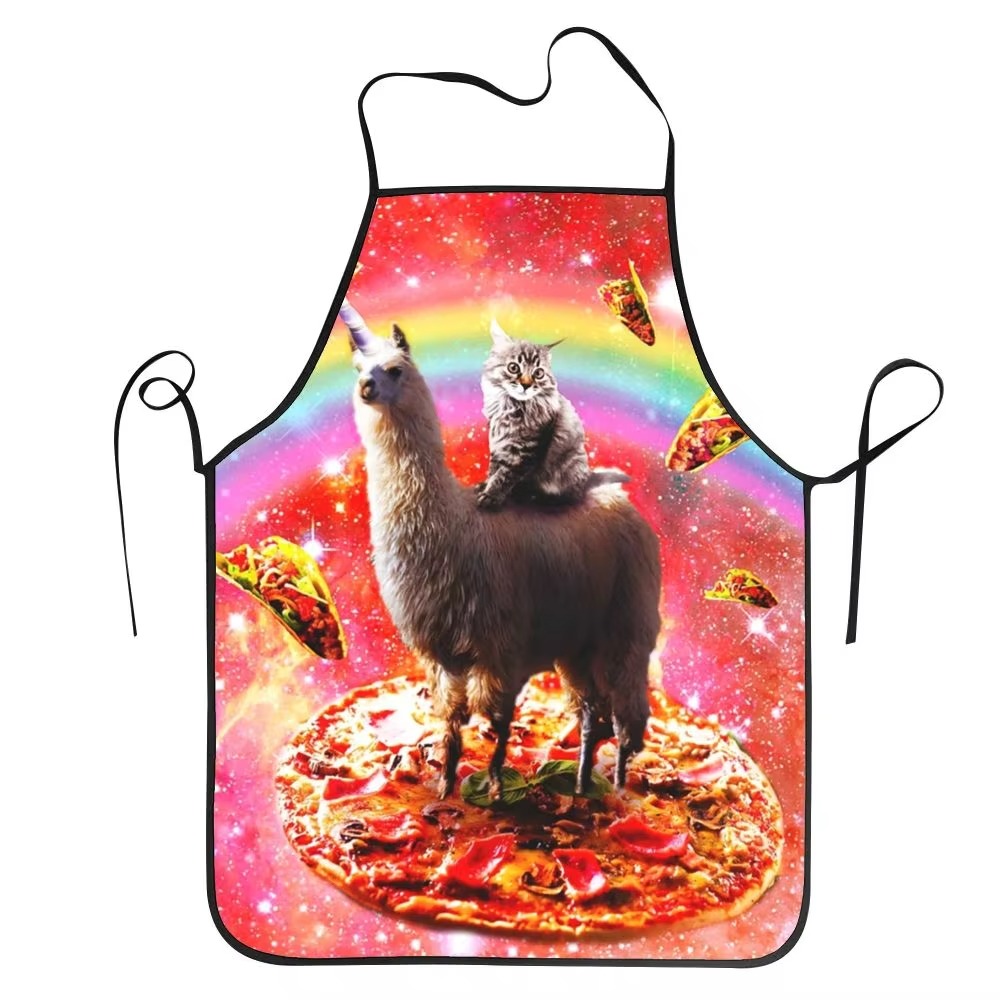 1PC Unisex Space Pizza Cat ผ้า - Home Cooking For Cats บทวิจารณ์และราคา