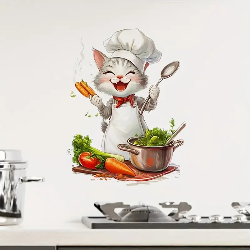 การ์ตูนแมวทําอาหารสติกเกอร์,Ar - Home Cooking For Cats บทวิจารณ์และราคา