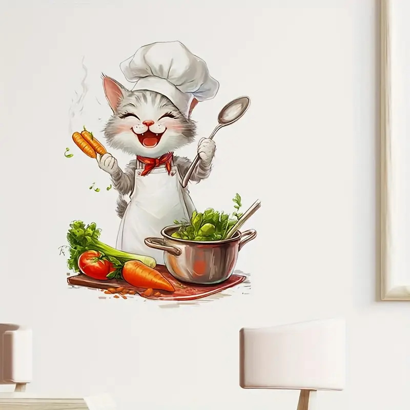 การ์ตูนแมวทําอาหารสติกเกอร์,Ar - Home Cooking For Cats บทวิจารณ์และราคา