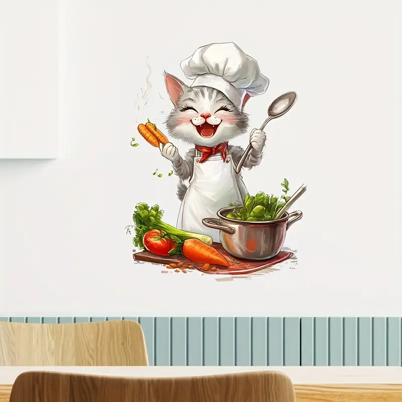 การ์ตูนแมวทําอาหารสติกเกอร์,Ar - Home Cooking For Cats บทวิจารณ์และราคา