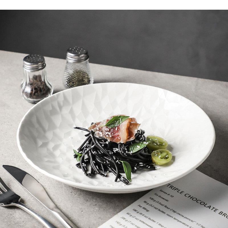 จานเซรามิกทรงกลมเรียบง่ายสำหรั - Home Cooking Steak บทวิจารณ์และราคา