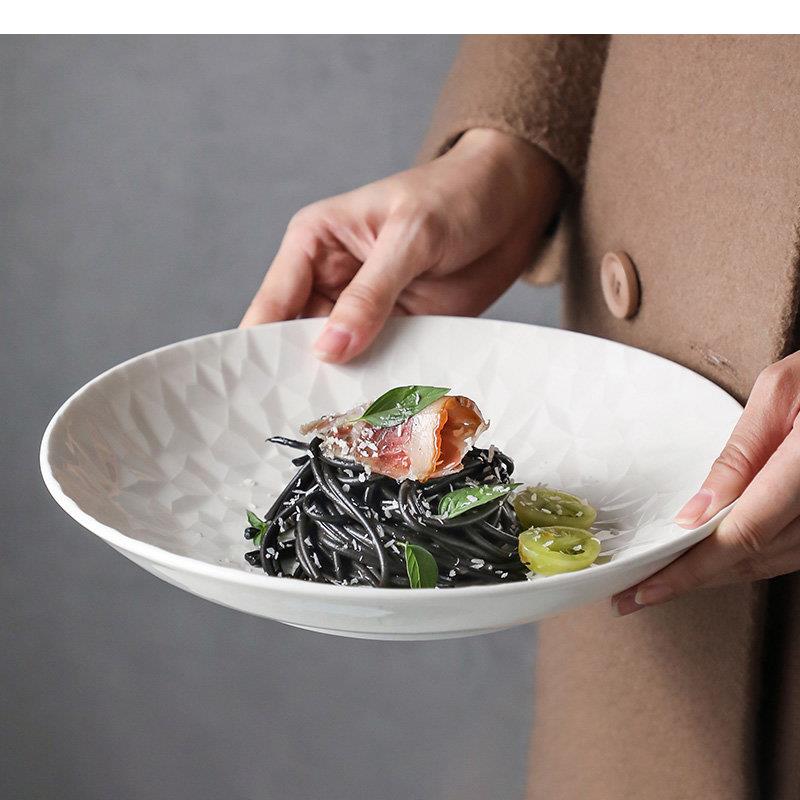 จานเซรามิกทรงกลมเรียบง่ายสำหรั - Home Cooking Steak บทวิจารณ์และราคา