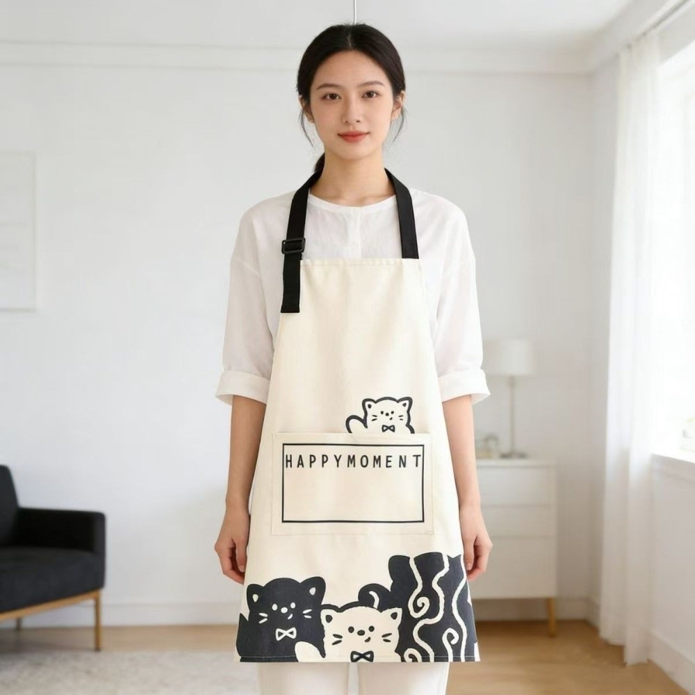 ผ้ากันเปื้อนลายการ์ตูนแมวสุดสร - Home Cooking For Cats บทวิจารณ์และราคา