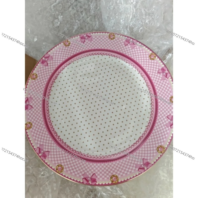 จานเซรามิกรูปหัวใจสีชมพูลายลูก - Home Cooking Recipes บทวิจารณ์และราคา
