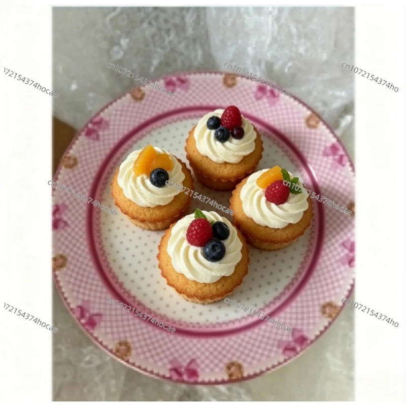จานเซรามิกรูปหัวใจสีชมพูลายลูก - Home Cooking Recipes บทวิจารณ์และราคา