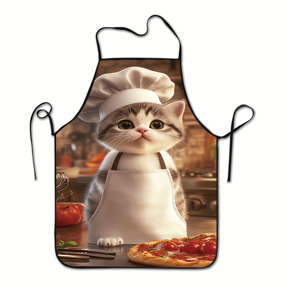 ผ้ากันเปื้อนครัวแบบยูนิเซ็กส์  - Home Cooking For Cats บทวิจารณ์และราคา