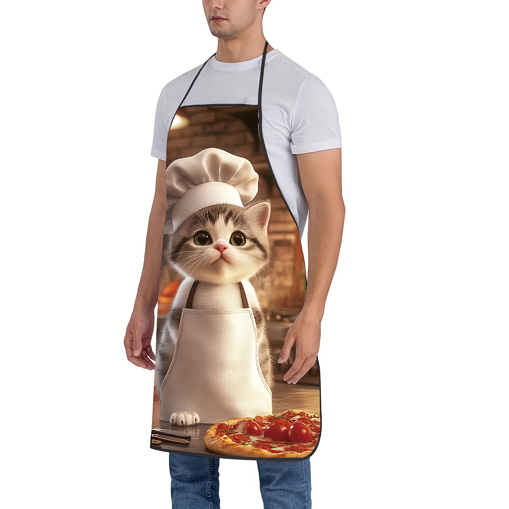 ผ้ากันเปื้อนครัวแบบยูนิเซ็กส์  - Home Cooking For Cats บทวิจารณ์และราคา