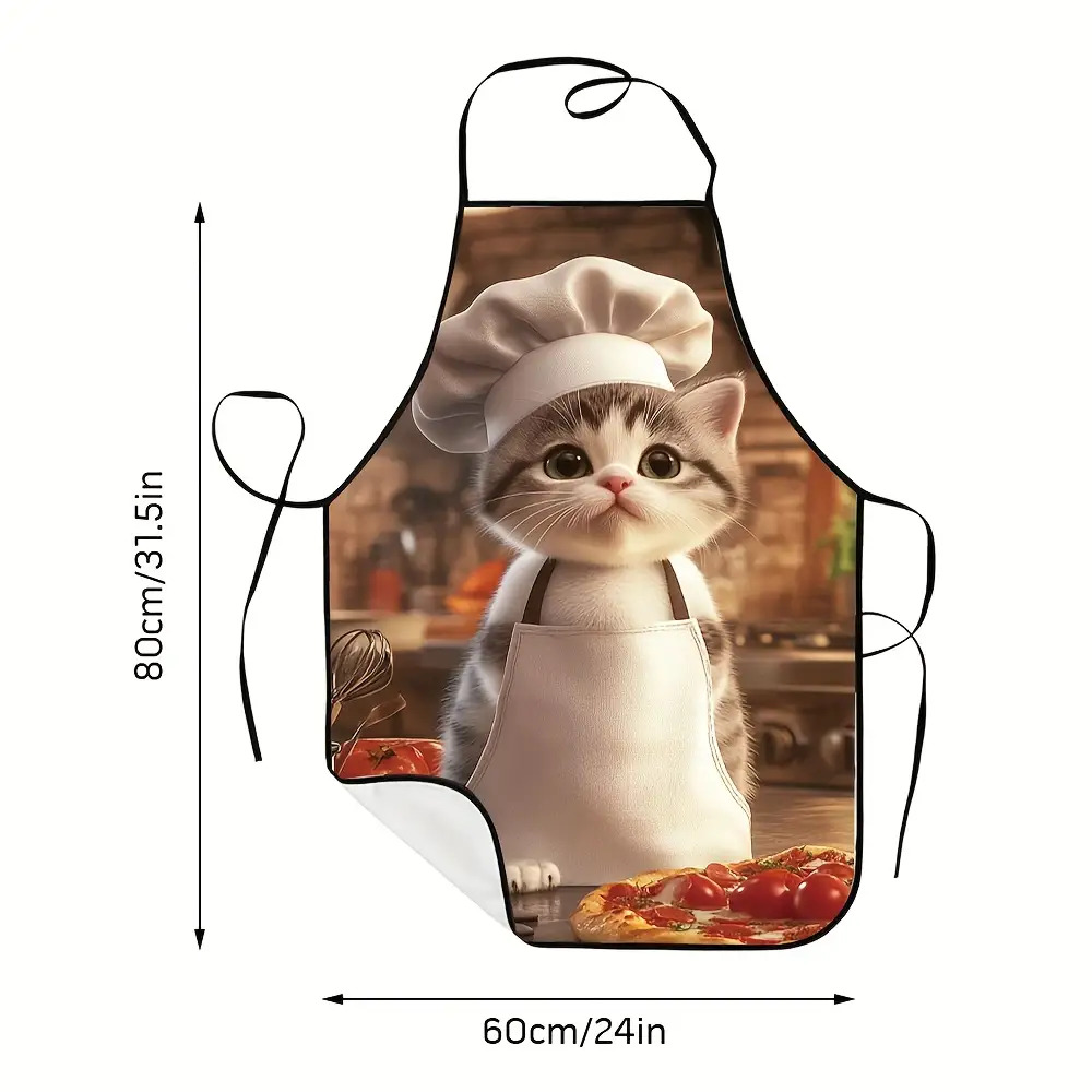 ผ้ากันเปื้อนครัวแบบยูนิเซ็กส์  - Home Cooking For Cats บทวิจารณ์และราคา
