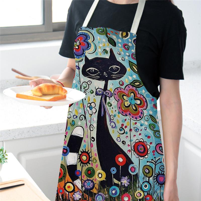ดอกไม้ครัวทำอาหารผ้ากันเปื้อนน - Home Cooking For Cats บทวิจารณ์และราคา
