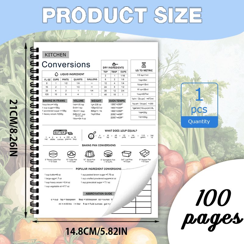 สมุดสูตรอาหาร A5, ลายตารางสีน้ - Home Cooking Recipe บทวิจารณ์และราคา