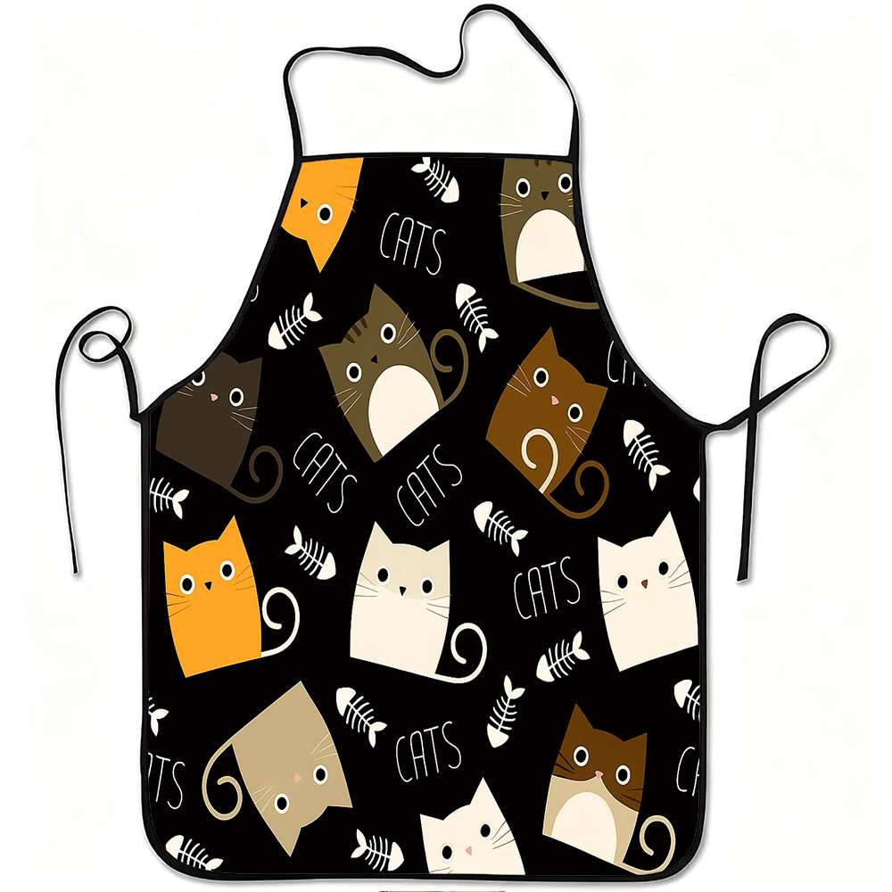ผ้ากันเปื้อนลายการ์ตูนแสนสนุก  - Home Cooking For Cats บทวิจารณ์และราคา