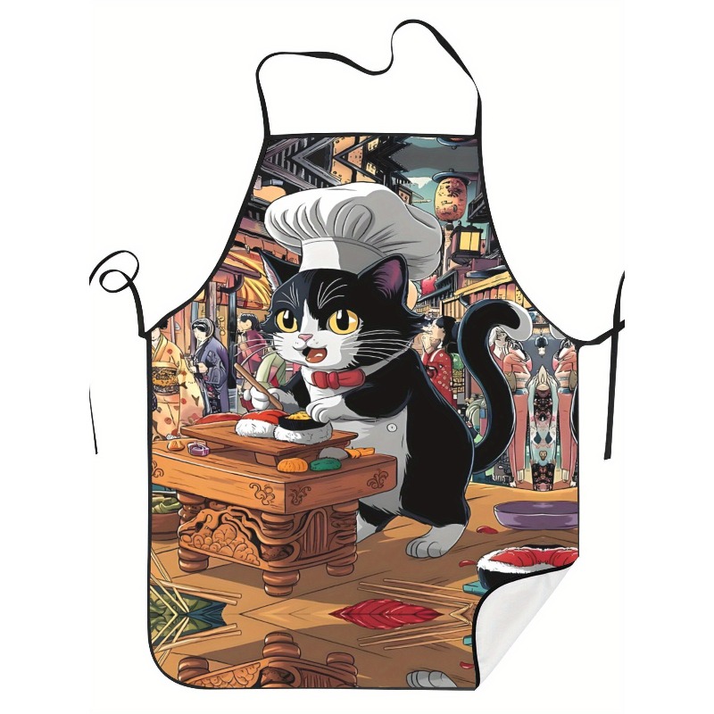 ผ้ากันเปื้อนลายการ์ตูนแมวเชฟซู - Home Cooking Japanese Food บทวิจารณ์และราคา