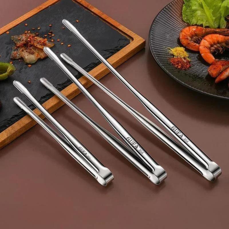 ที่คีบอาหารสแตนเลสสำหรับทำอาหา - Home Cooking Steak บทวิจารณ์และราคา
