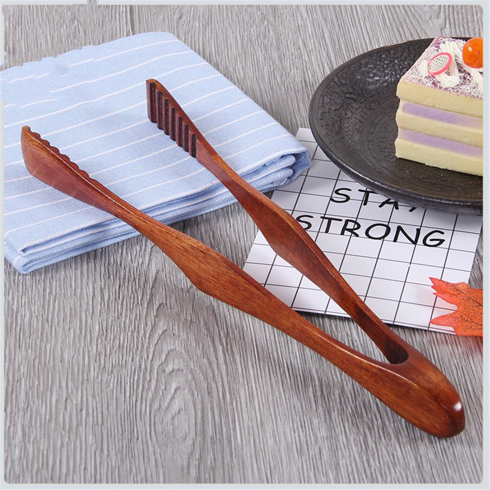 1 PC ไม้ไผ่ทําอาหารแหนบอาหาร B - Home Cooking Steak บทวิจารณ์และราคา